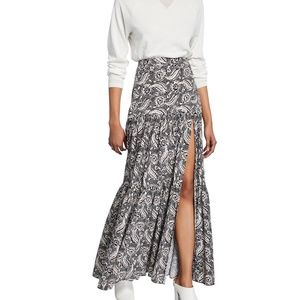 Veronica Beard Cotton Poplin Maxi Skirt - Size 4